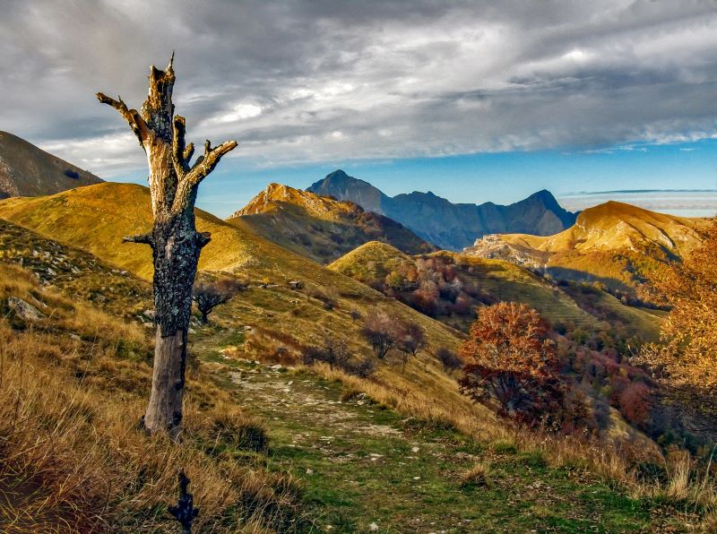 Apuane al tramonto