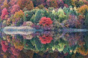 specchiata autunnale a Plitivice