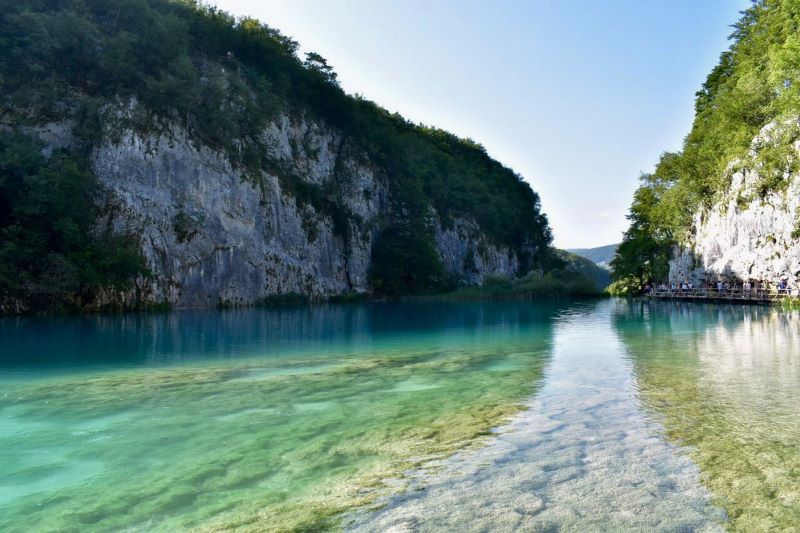 Gioco di colori ai laghi di Plitvice