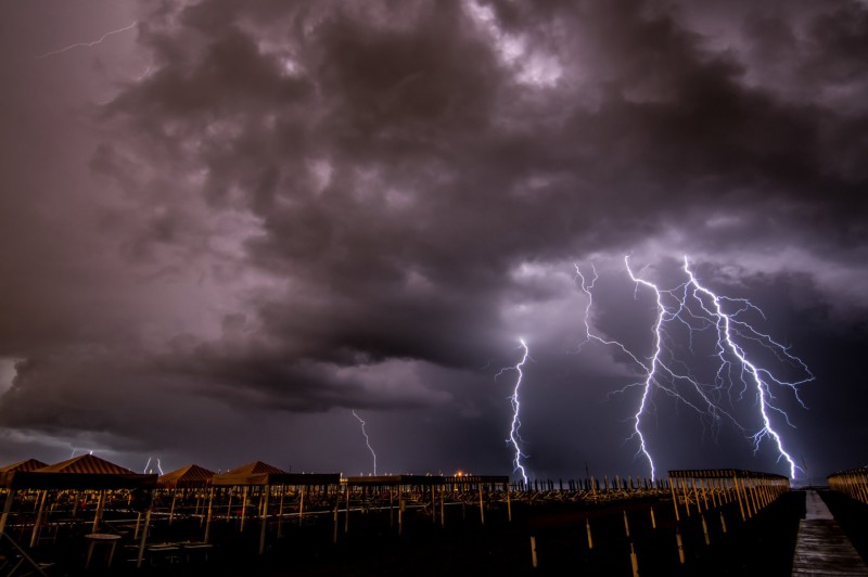 tempesta di fulmini