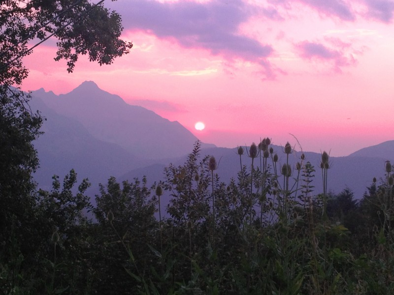 tramonto al passo della formica