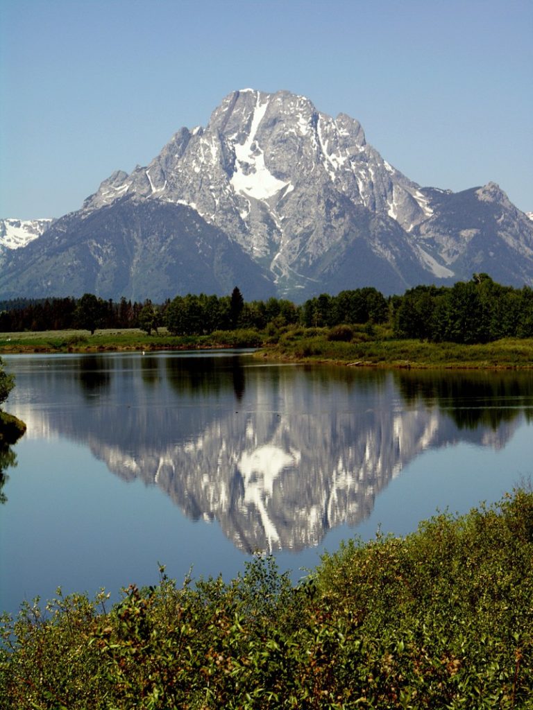 la montagna allo specchio