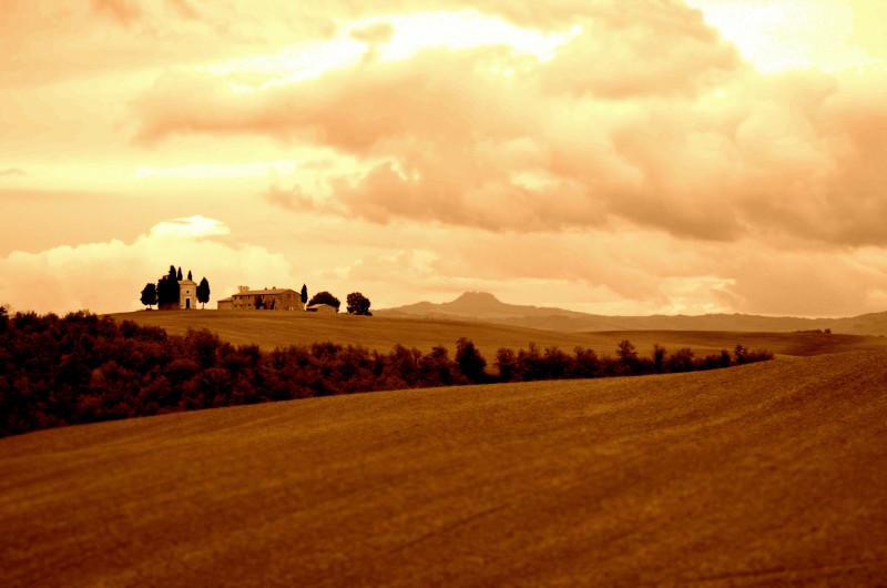 paesaggio della val d'orcia