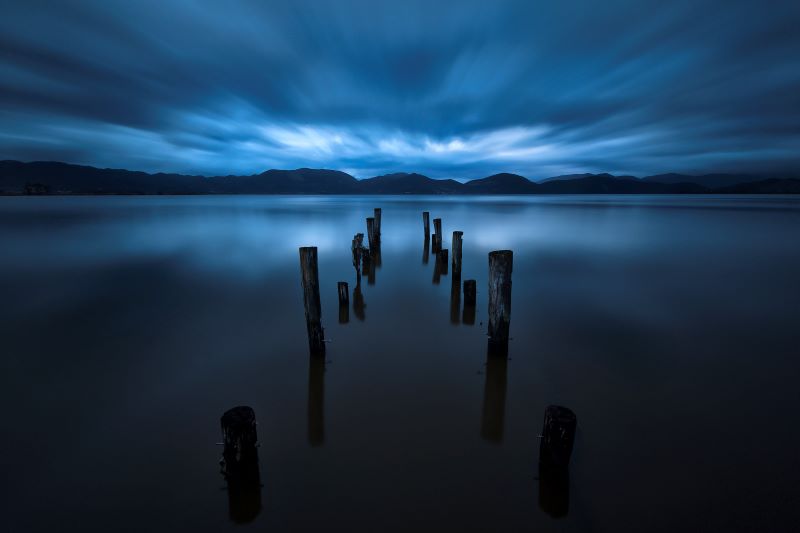 lago di massaciuccoli prima dell'alba