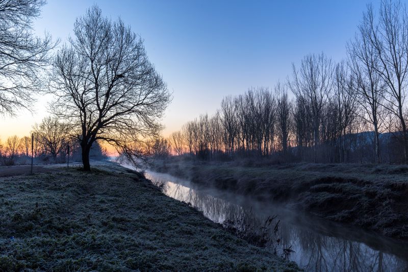 alba nel padule di porcari