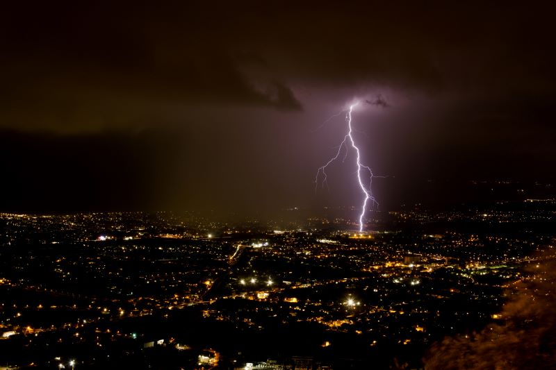 temporale sulla versilia