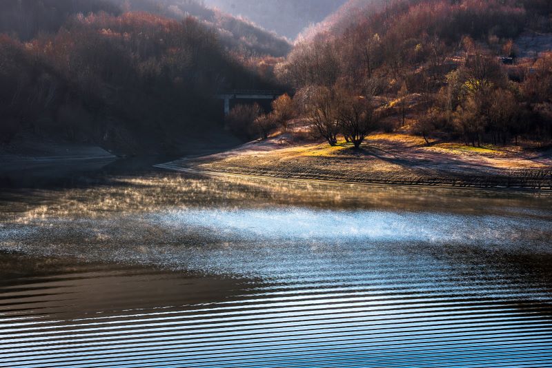 alba al lago del salto